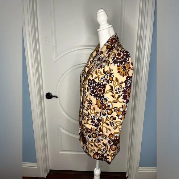 VINTAGE DOLCE &  GABANA FLORAL BLAZER JACKET - Picture 6 of 6